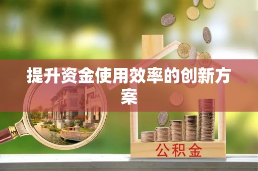 茂林提升资金使用效率的创新方案