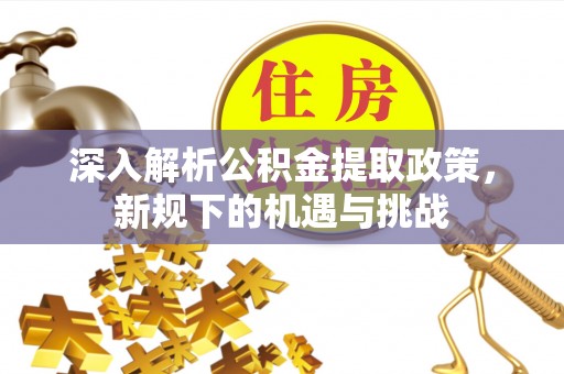 茂林深入解析公积金提取政策，新规下的机遇与挑战