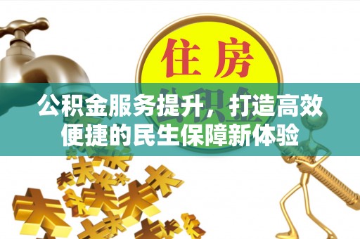 茂林公积金服务提升，打造高效便捷的民生保障新体验