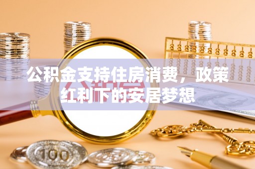 茂林公积金支持住房消费，政策红利下的安居梦想