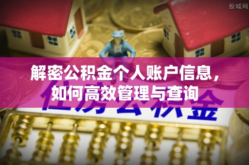 茂林解密公积金个人账户信息，如何高效管理与查询